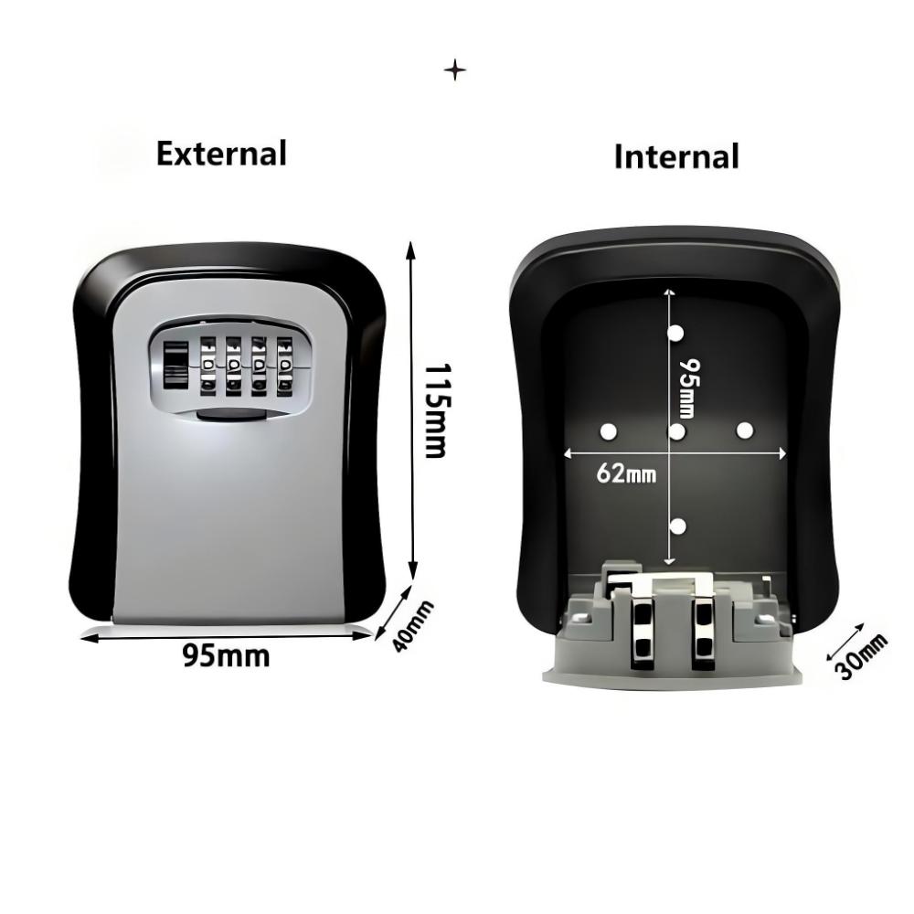 Lockbox Key Secure - Duvara Monte Edilebilir Anahtar Kilit Kutusu