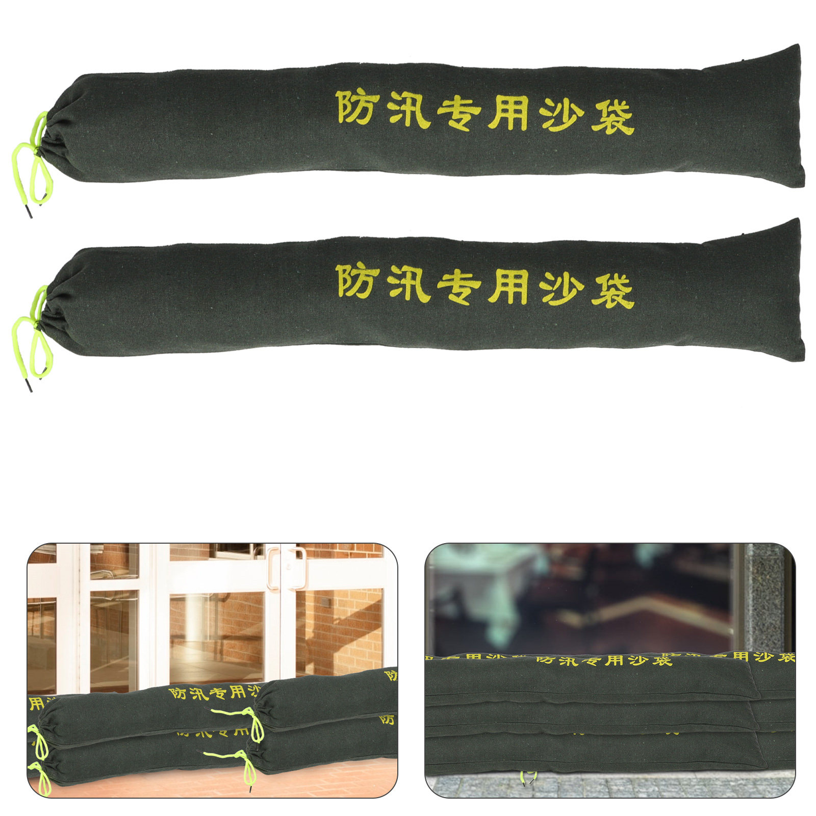 Flood Barrier Bag - 2 Adet Aşınmaya Dayanıklı Kanvas Kum