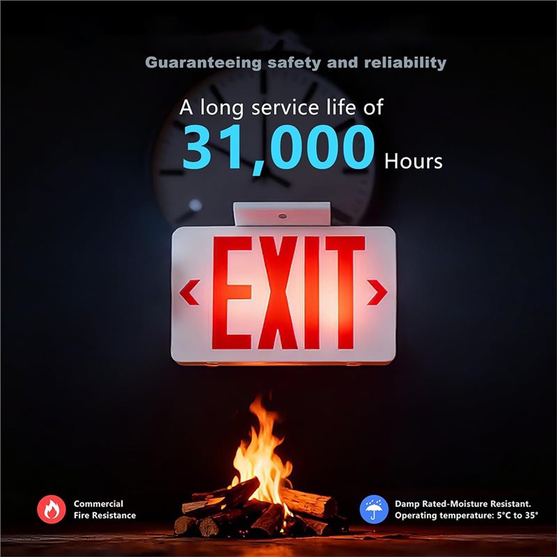 【A10R】Kırmızı Acil Durum Işıkl - Emergency Exit Sign incelemesi ve fiyatı