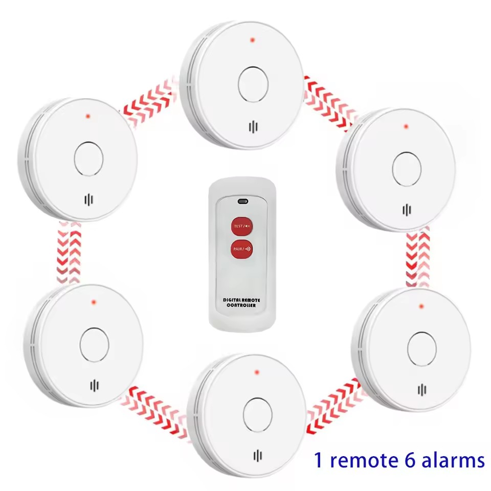 10 Yıllık Pil Ömrüne Sahip Bir - Smoke Detector Interconnected incelemesi ve fiyatı